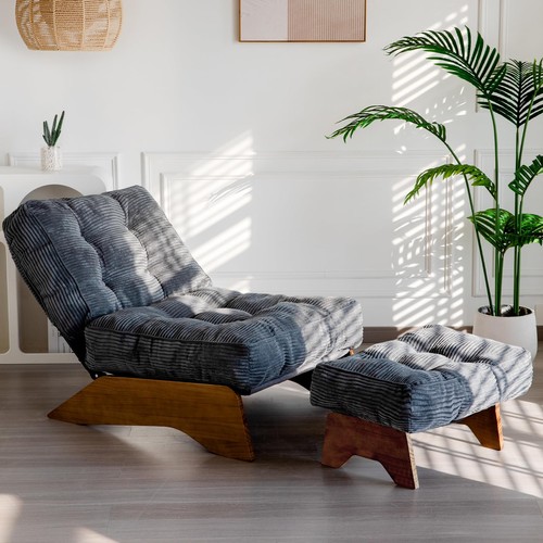 Accent chair with - with, ottoman